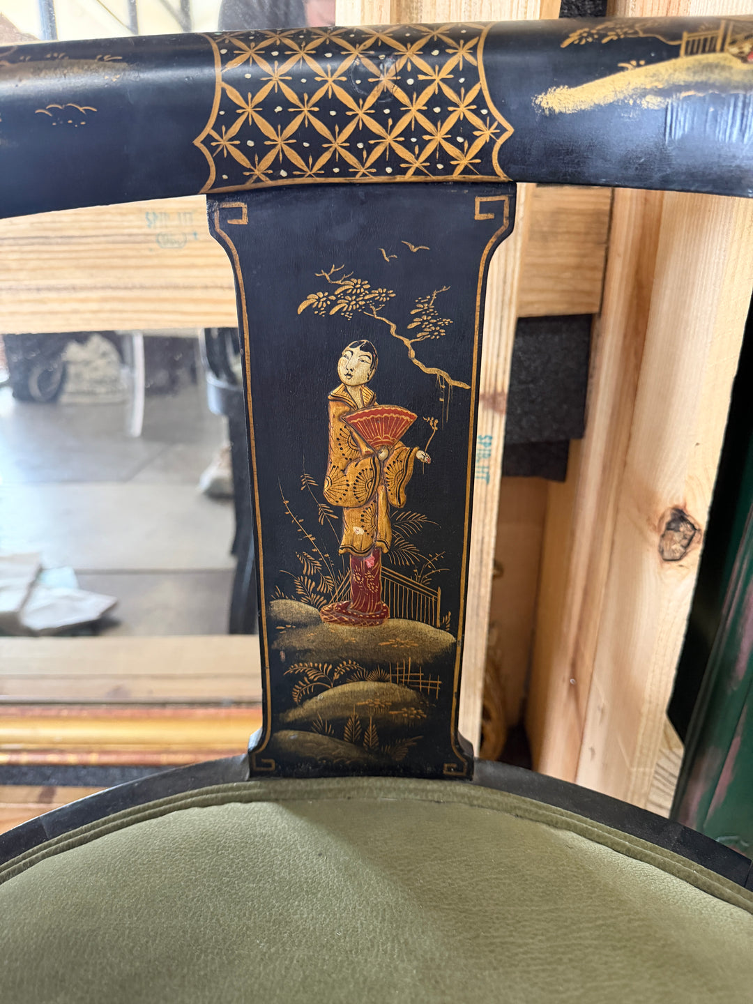 Chinoiserie Lacquer Chair