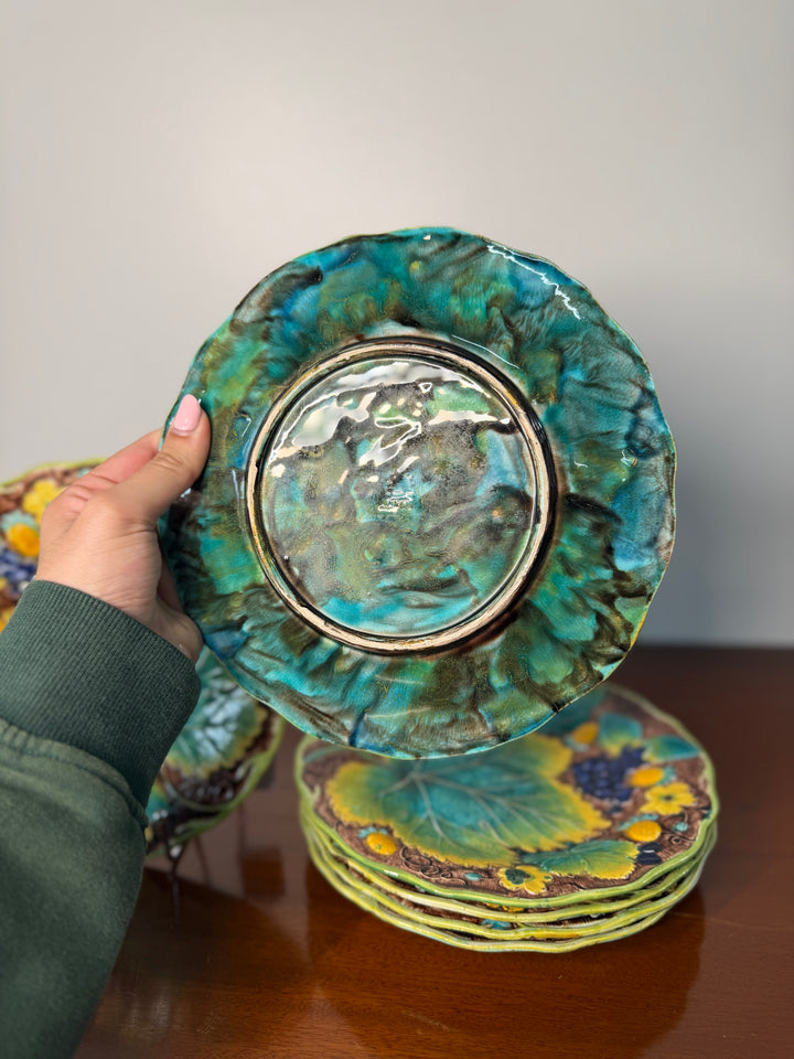 Set of 6 Samuel Alcock Dessert Plates