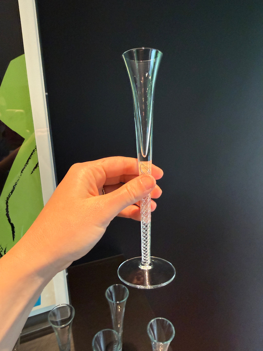 Set of 6 Unmarked Crystal Glasses (Set of 6)