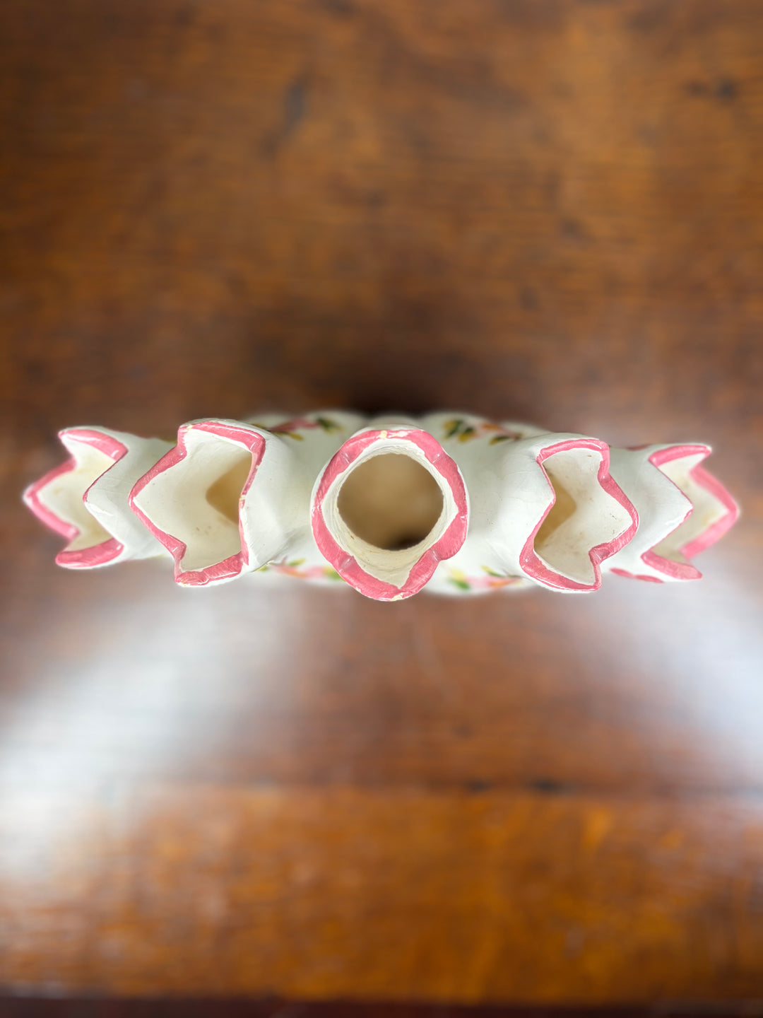 Handpainted in Portugal 5-Stem Vase