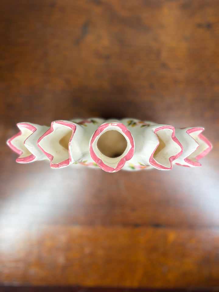 Handpainted in Portugal 5-Stem Vase