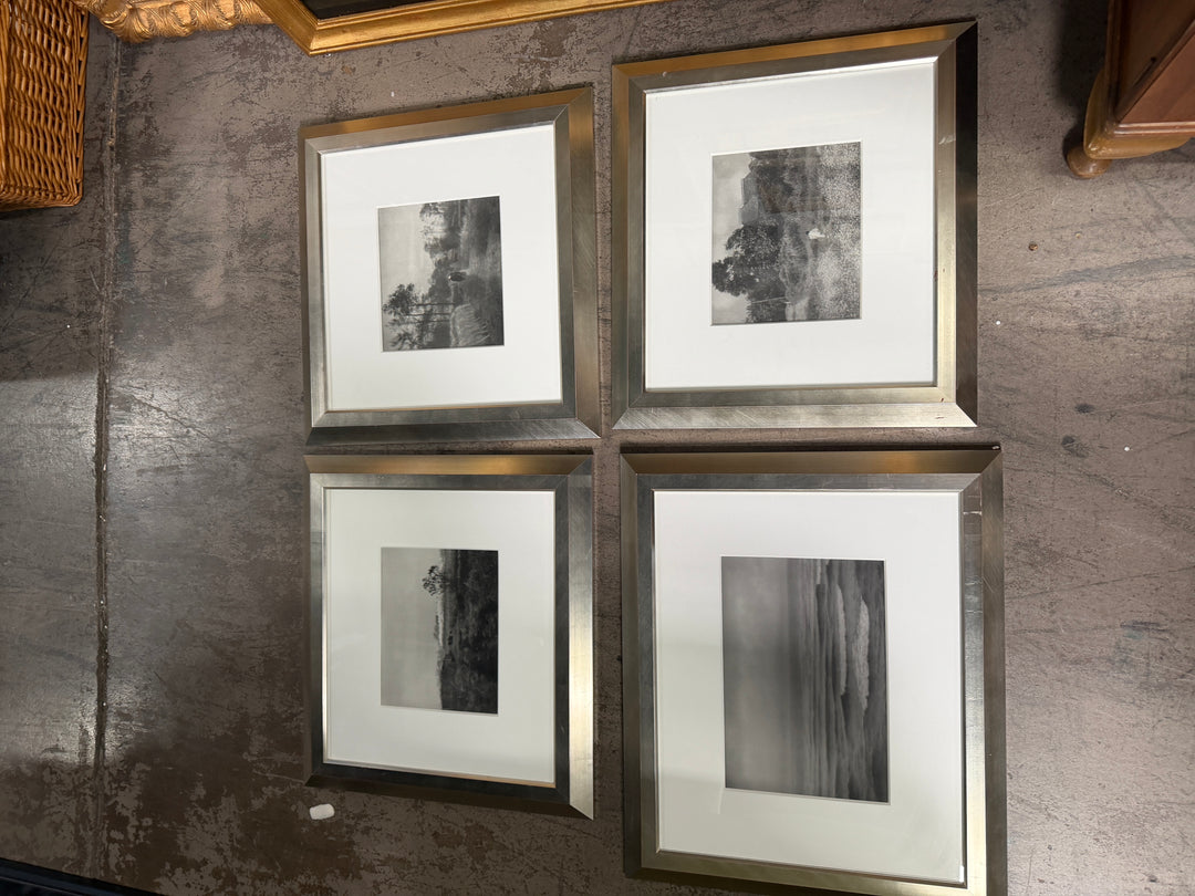 Set of 4 Black and White Photographs
