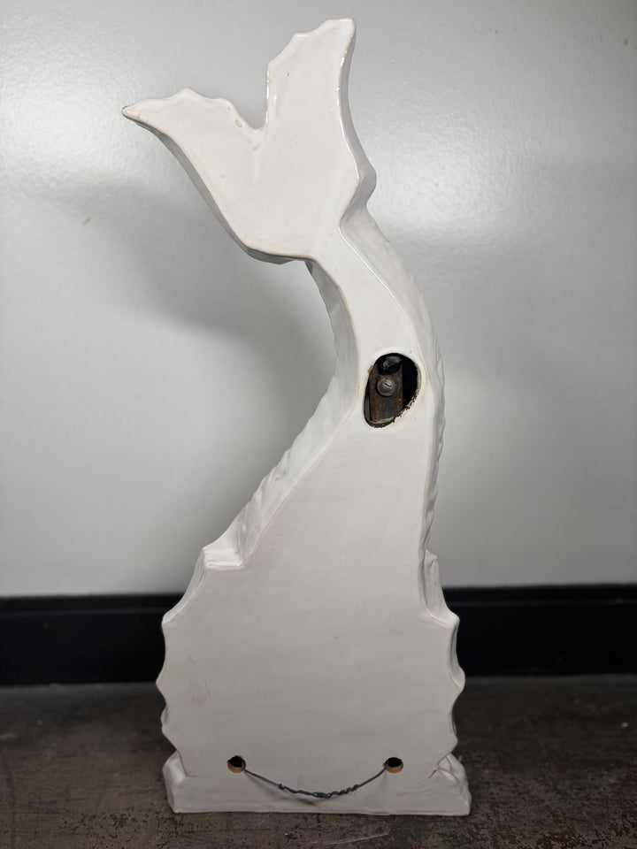 Wall Fountain / Lavabo Featuring Aquatic Creature & Shell Basin