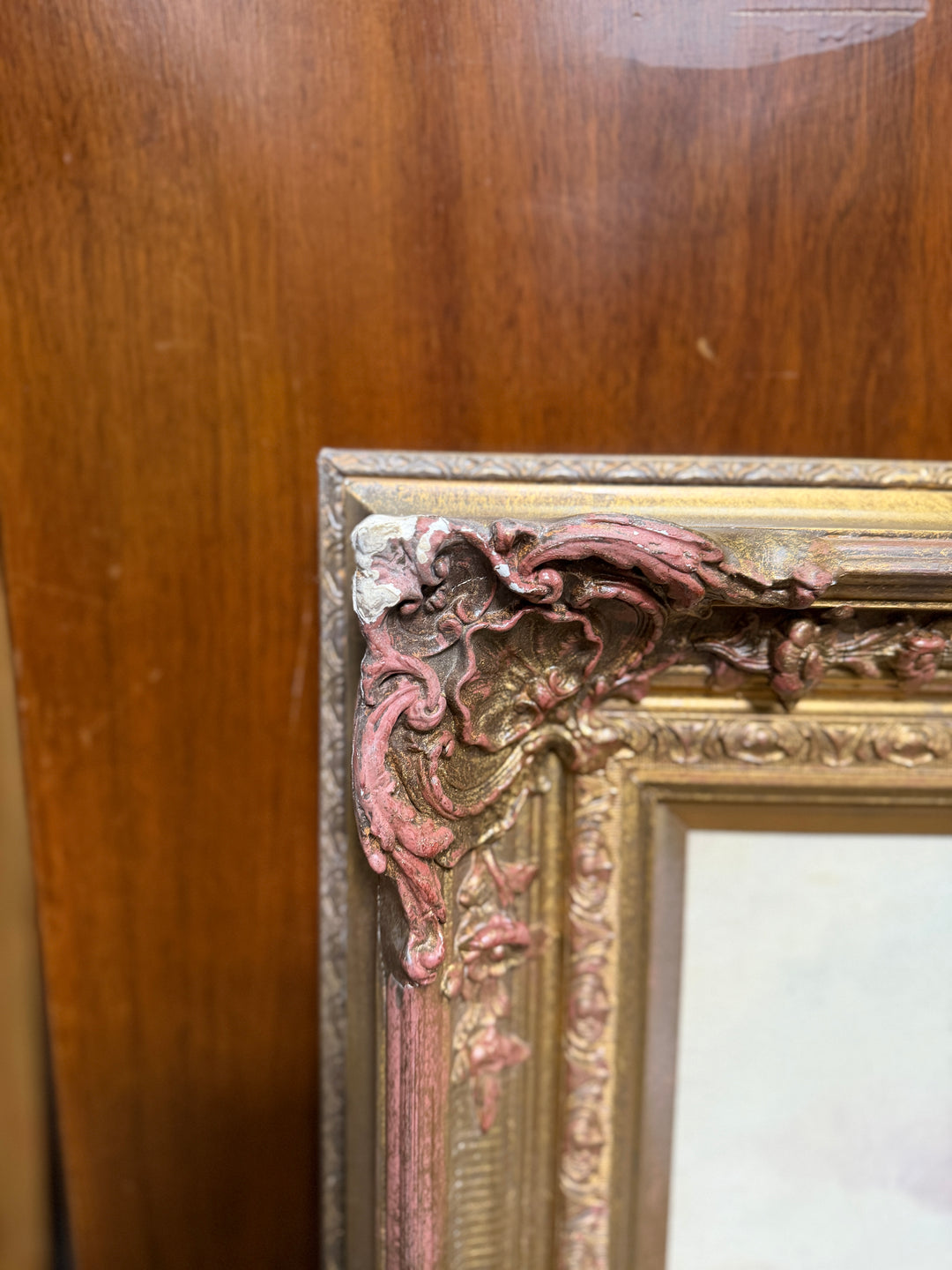 Vintage Oil Painting with Gilt Frame