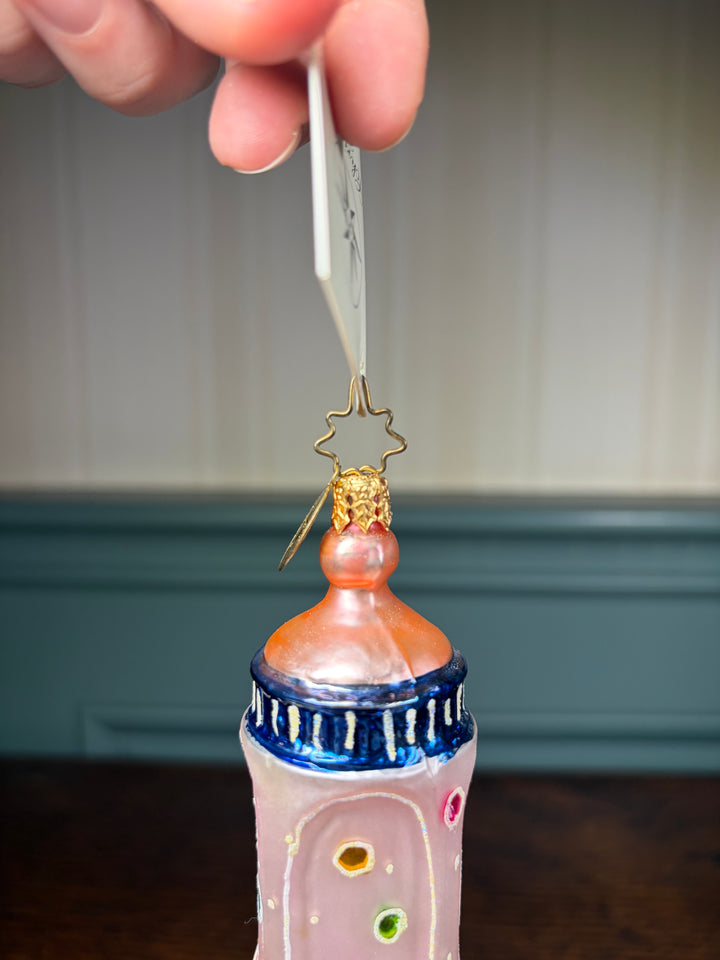 Christopher Radko “It’s a Girl!” Baby Bottle Ornament
