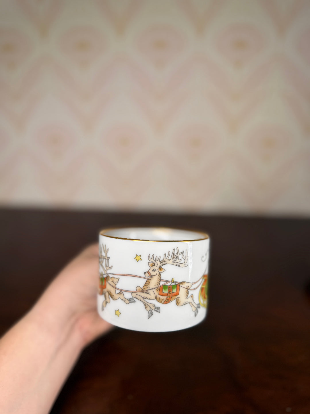 4 Piece Cup and Saucer Set - Fitz and Floyd (St. Nicolas)