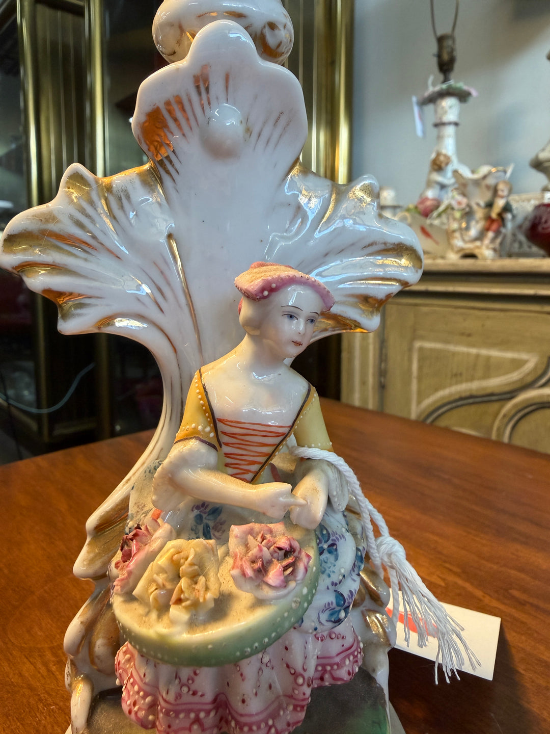 19th Century Victorian Lady Candle Holder