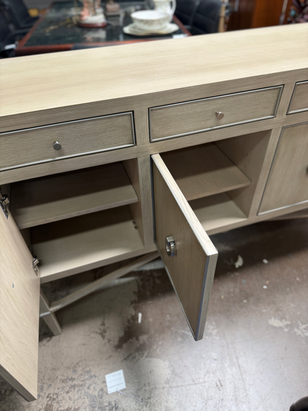 Custom Sideboard with Adjustable Shelves