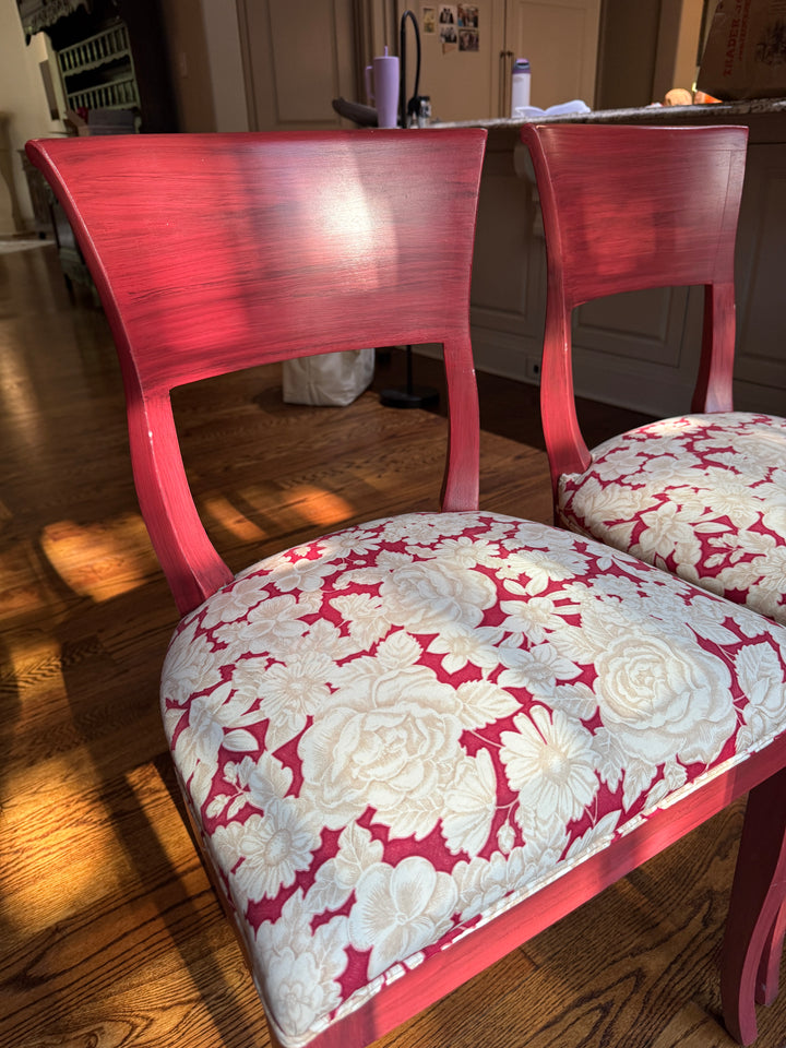 Matching Red Chairs (Online Only Item)
