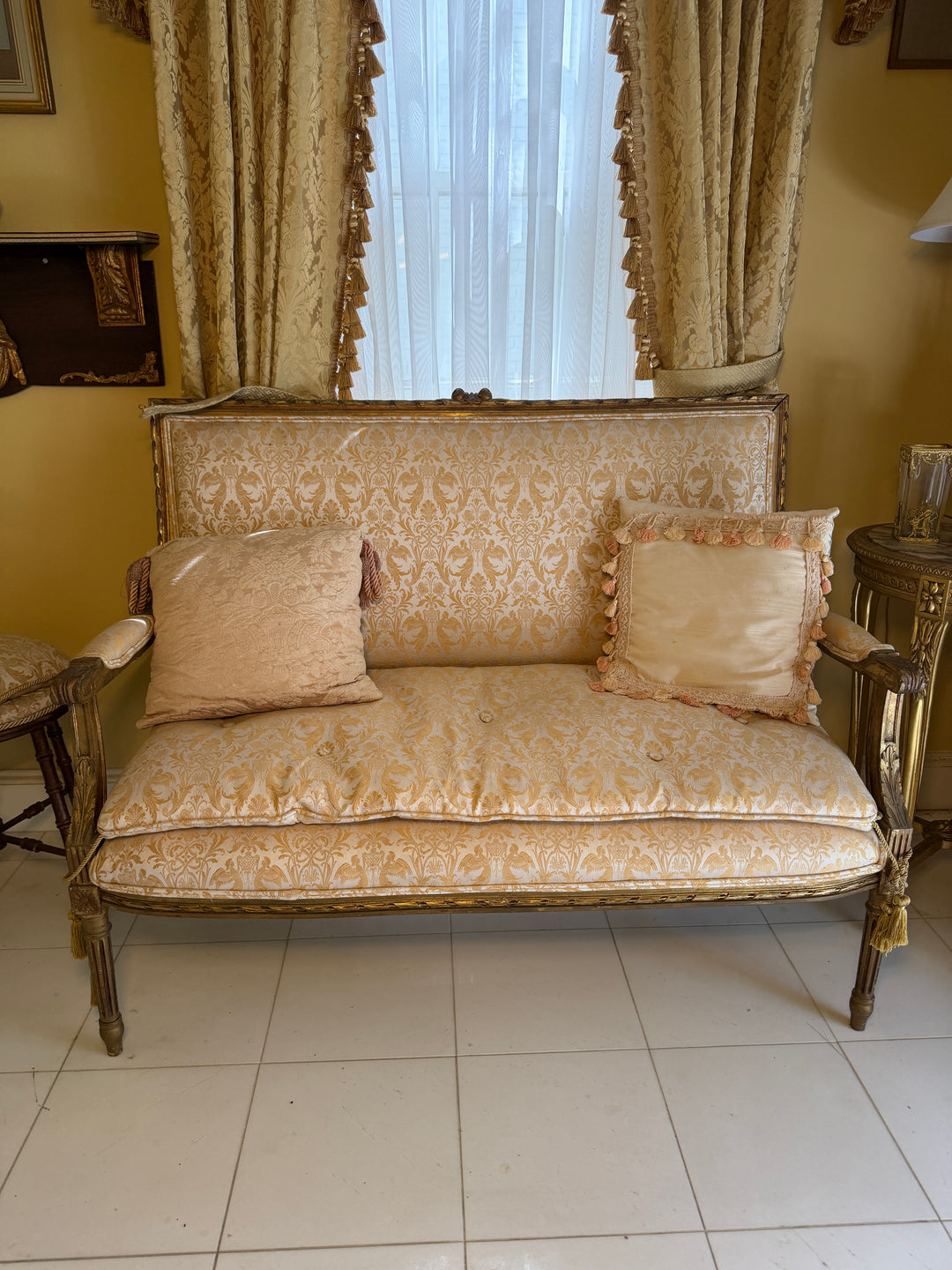 French Louis XVI Style Loveseat