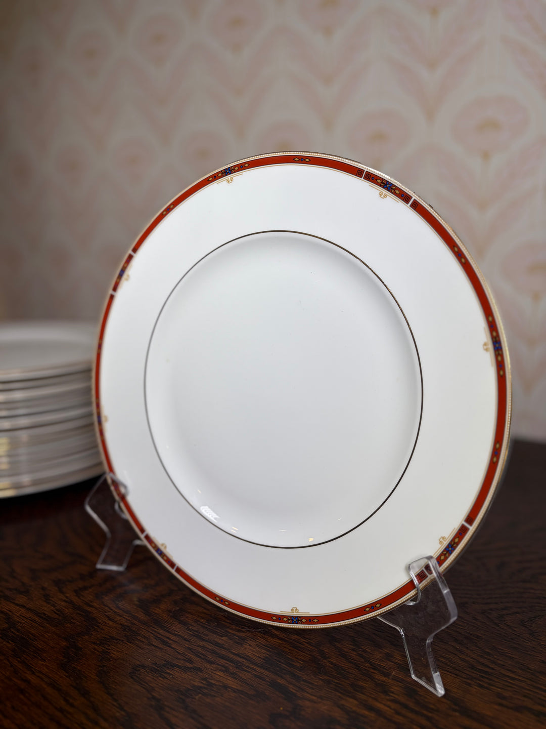 Set of 19 Wedgwood Colorado Dinner Plates