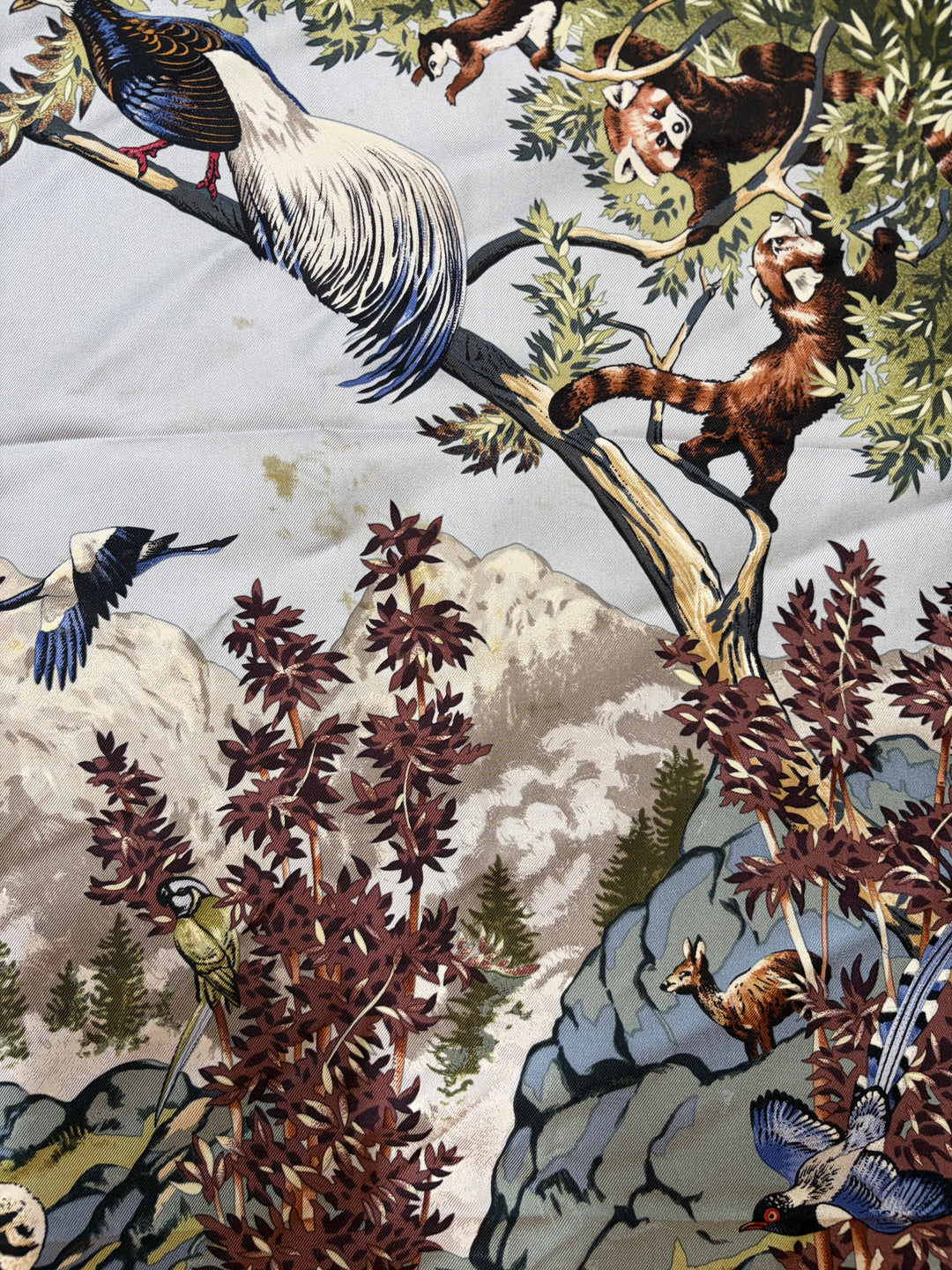 Vintage HERMÈS “Sichuan” Silk Scarf 90