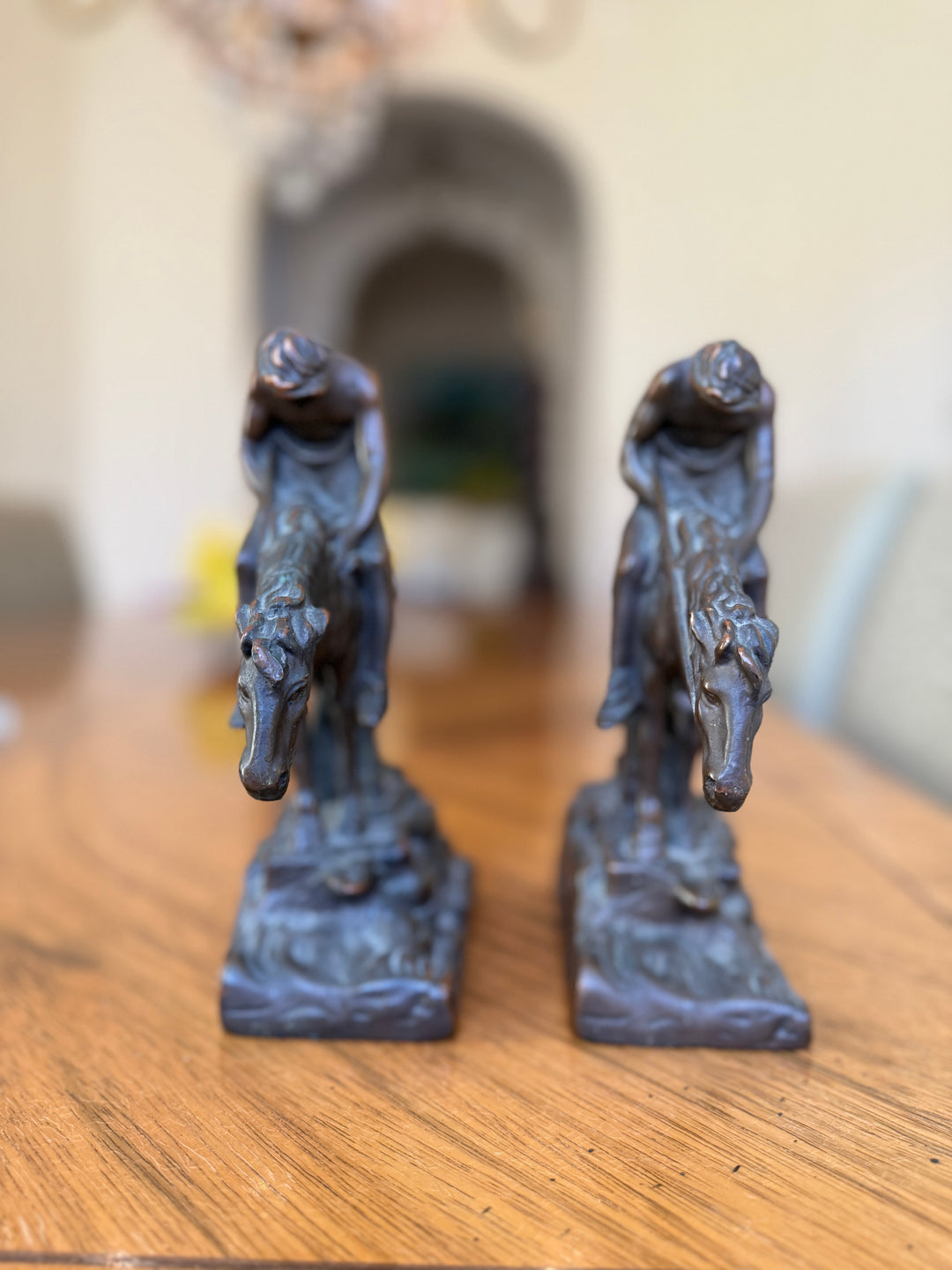 “End of the Trail” Bookends