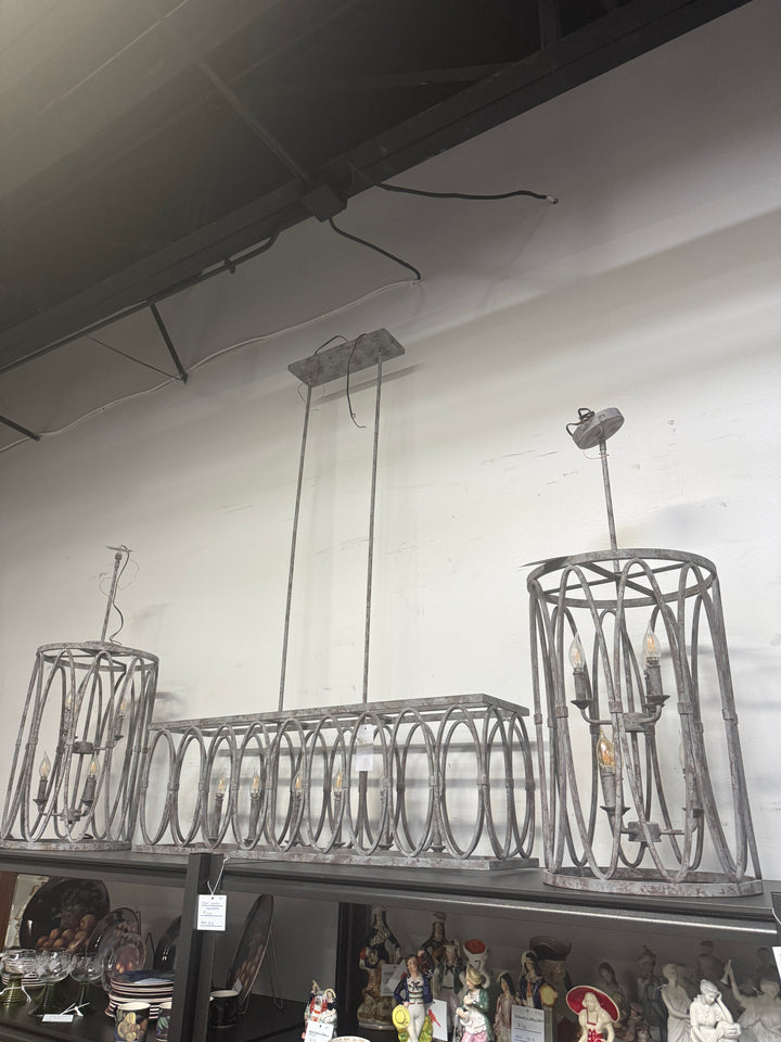 Visual Comfort Hanging Shades (Largest Chandelier not included)
