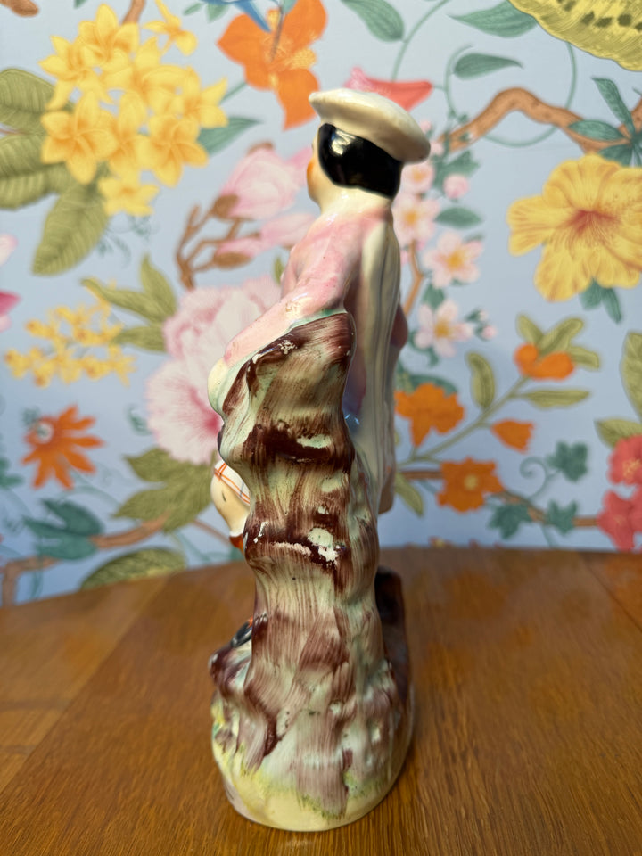 Antique Staffordshire Man in Skirt