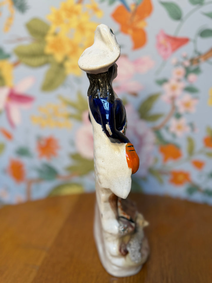 Staffordshire Man and Two Lambs