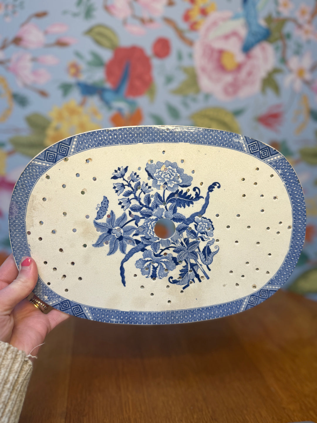 Antique Floral Trivet Medium