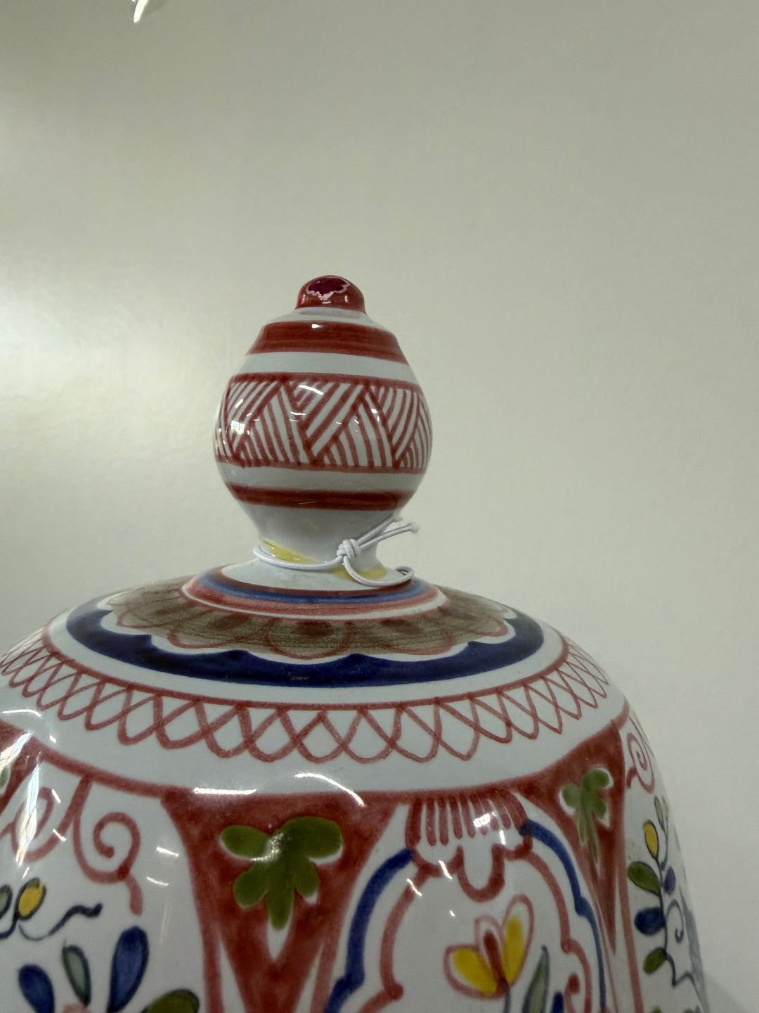 Vintage Hand Painted in France Tiffany & Co Lidded Vase