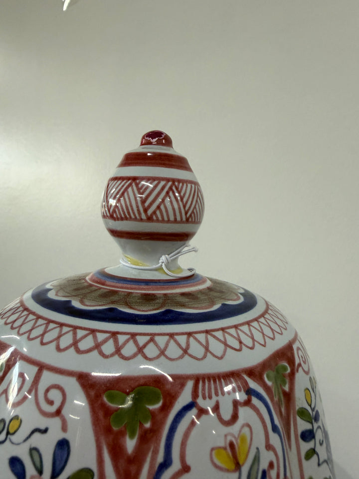 Vintage Hand Painted in France Tiffany & Co Lidded Vase