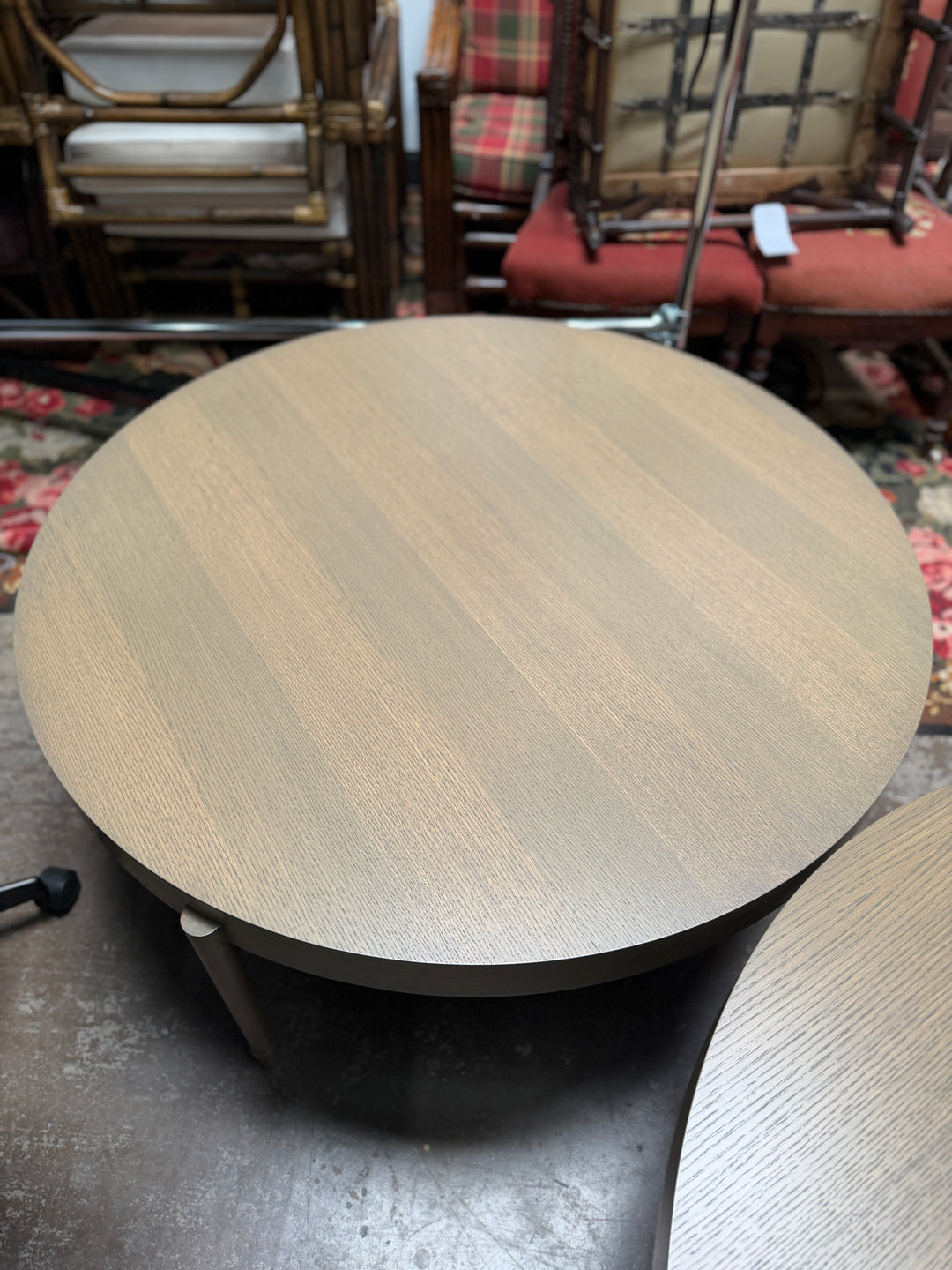 Large Round Double Coffee Tables