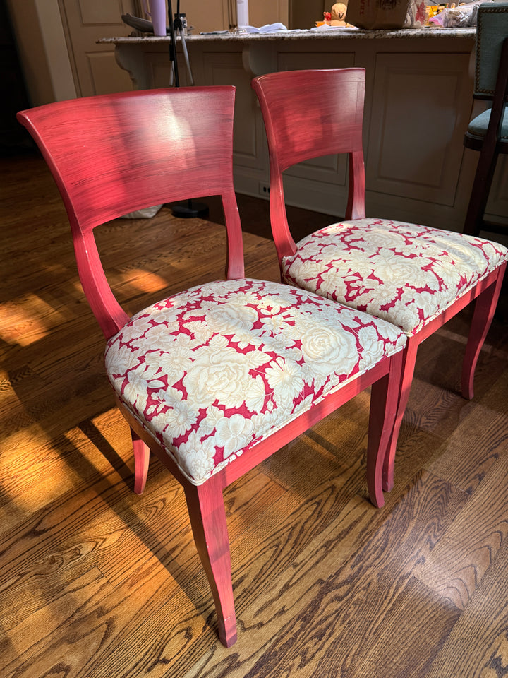 Matching Red Chairs (Online Only Item)