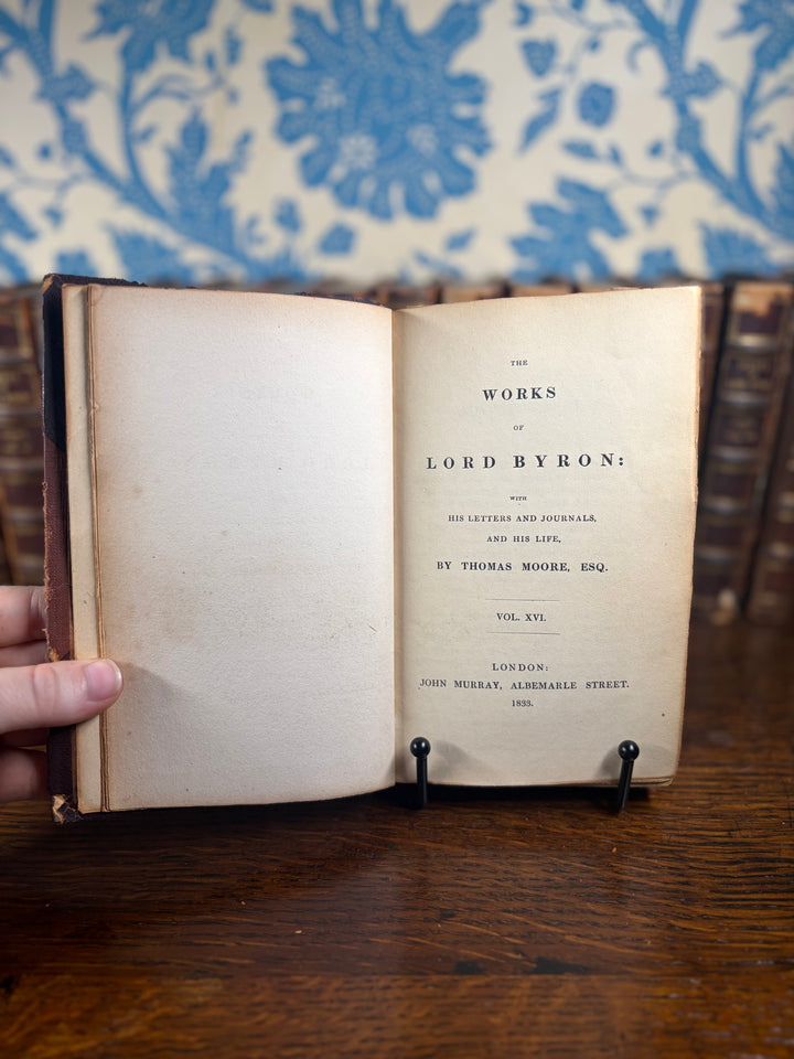 The Works of Lord Byron Volumes I-XVII