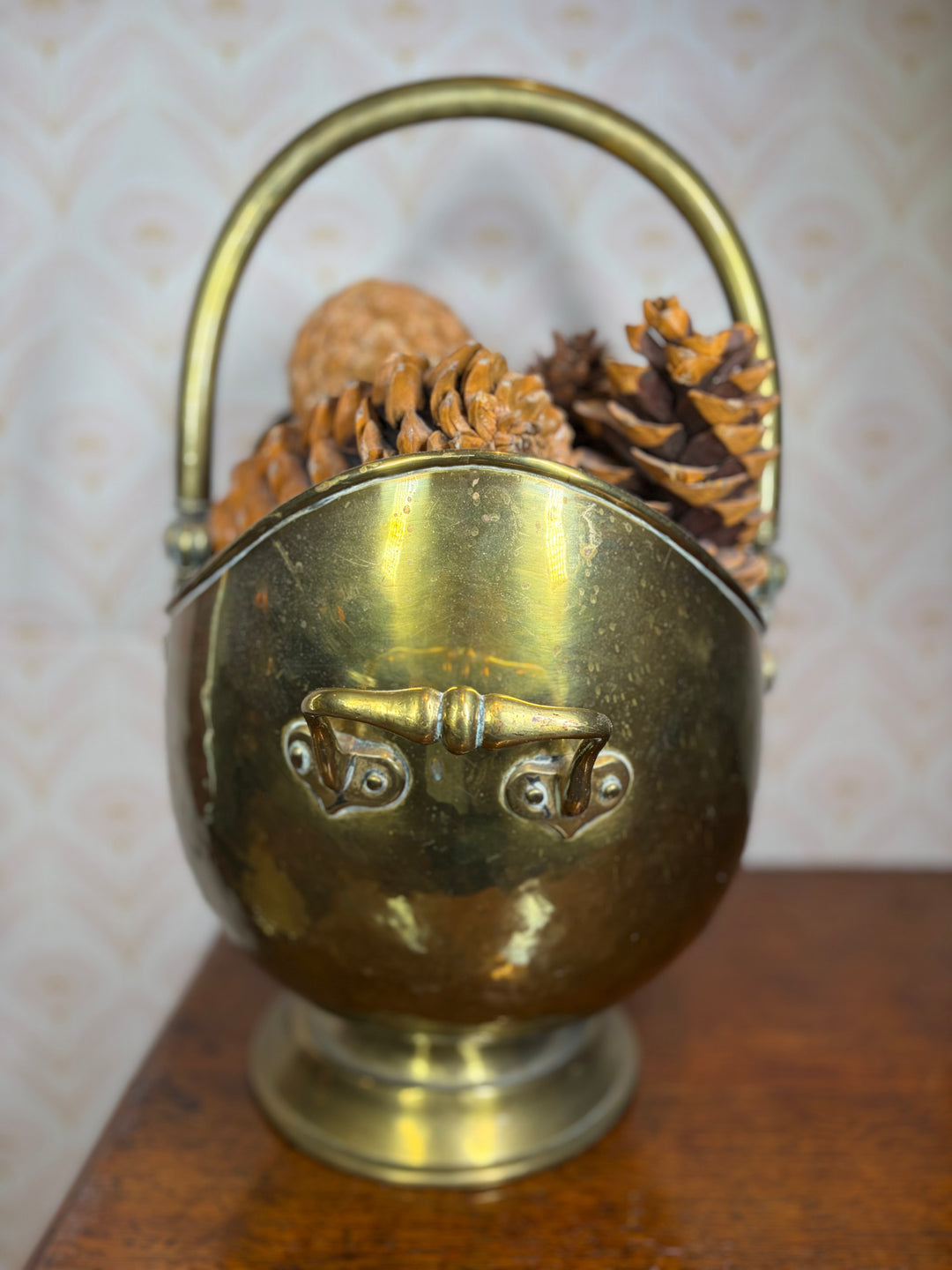 Brass Firewood Holder