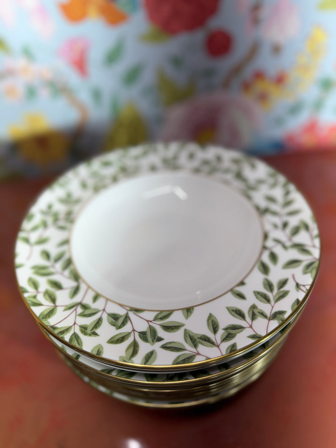 Vintage Tiffany & Co  Arbor Soup Bowls (Set of 12 - Chip on 1 bowl)