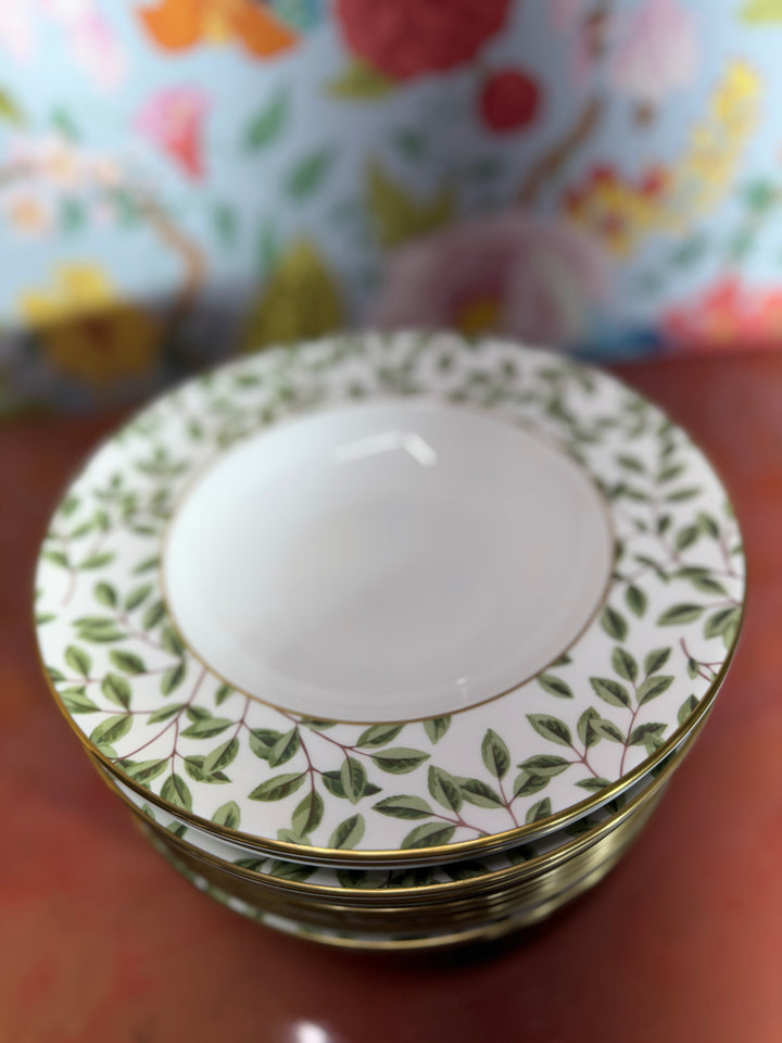 Vintage Tiffany & Co  Arbor Soup Bowls (Set of 12 - Chip on 1 bowl)