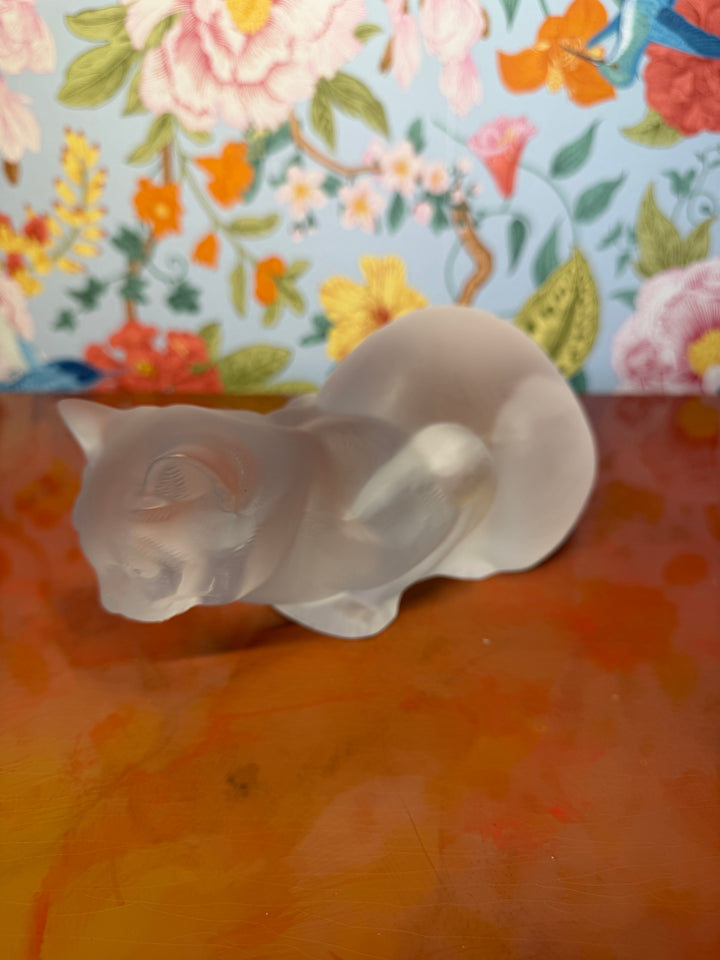 Lalique Crouching Cat