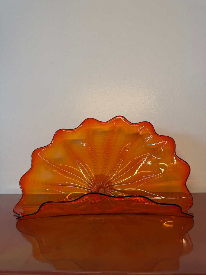 Chihuly Persian Set of 5 with Black Lip Wrap