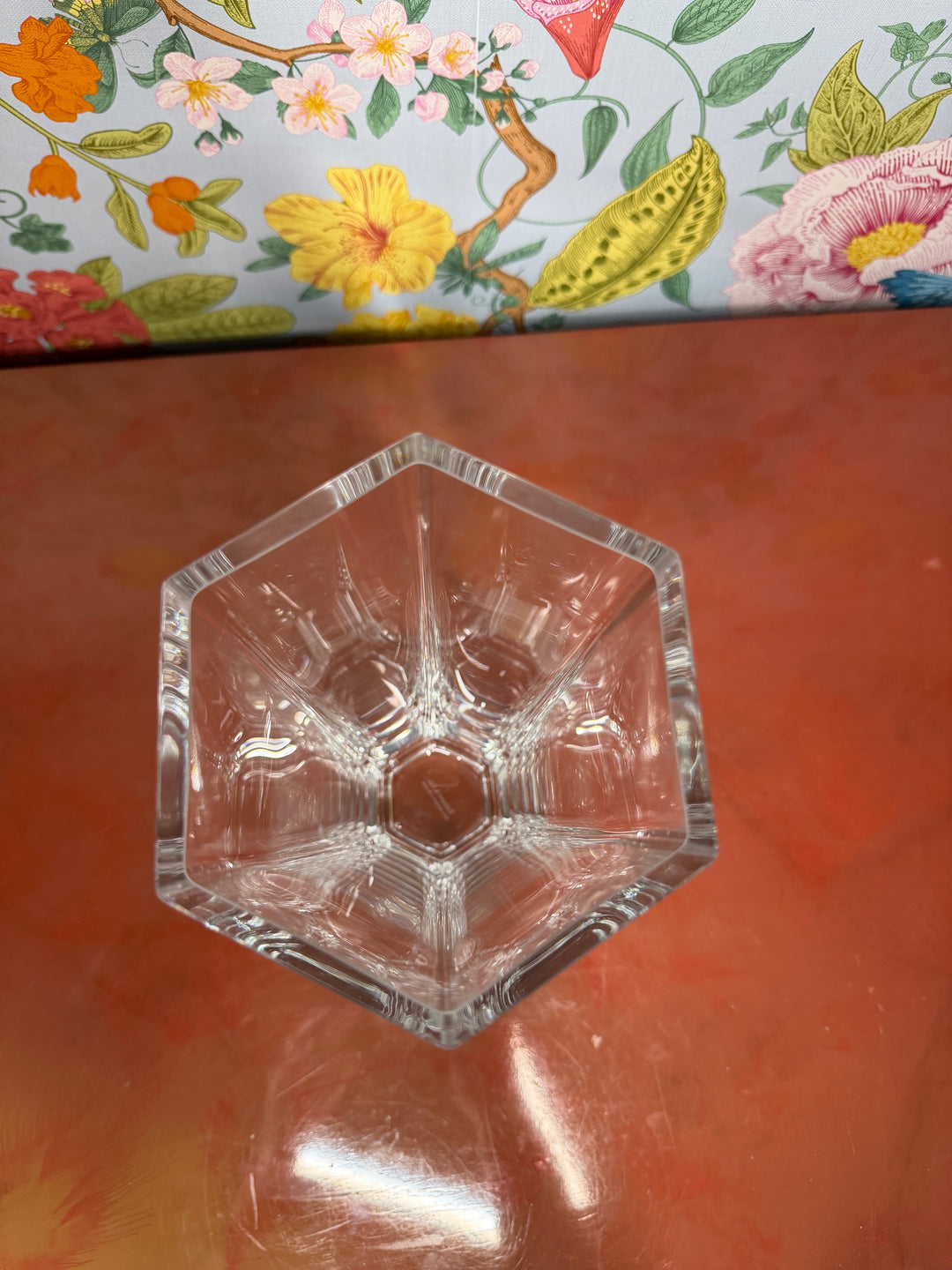 Vintage Tiffany & Co Hexagonal Vase