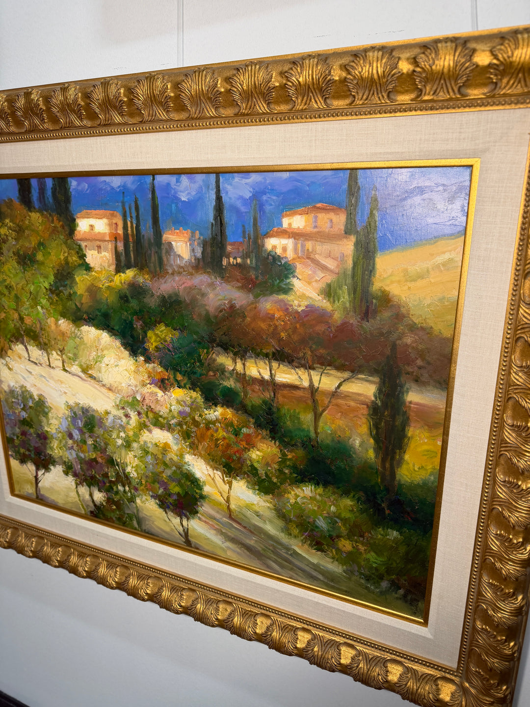 Original Oil Painting of Italian Countryside (Unsigned)
