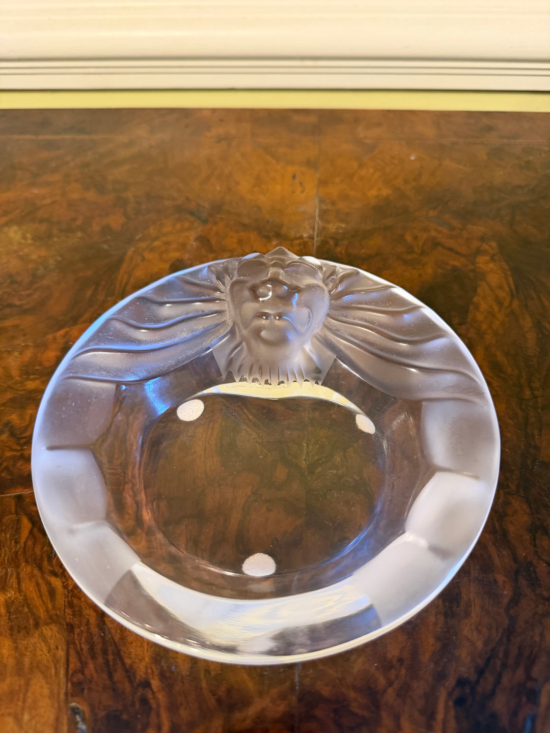Lalique Lion Trinket Dish