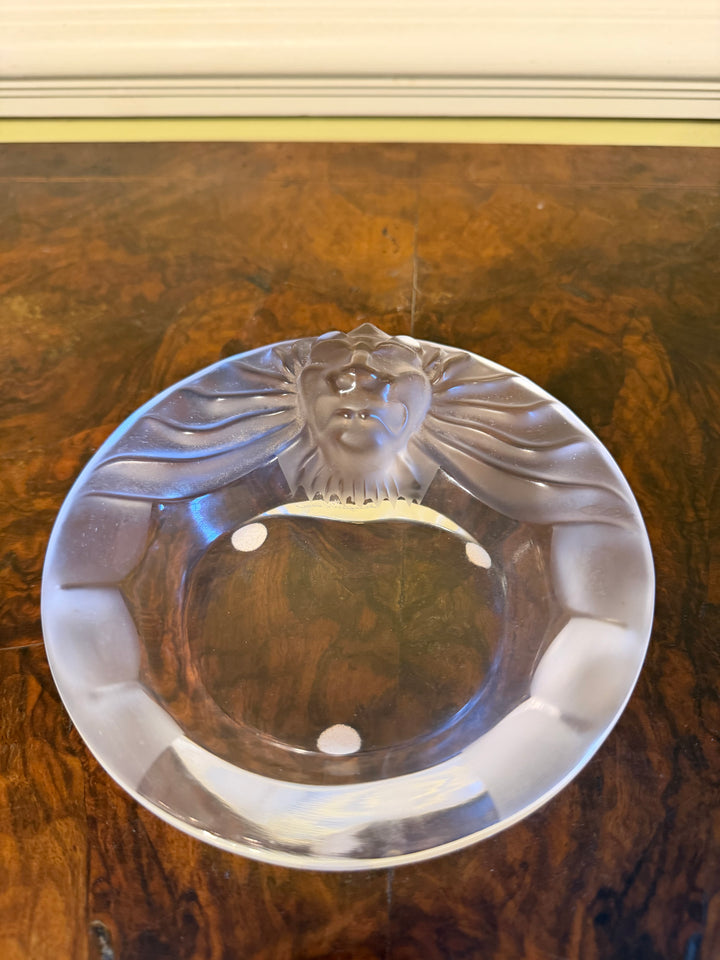 Lalique Lion Trinket Dish