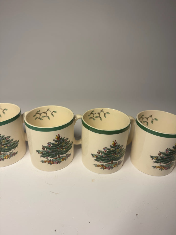 6 Spode Christmas Mugs