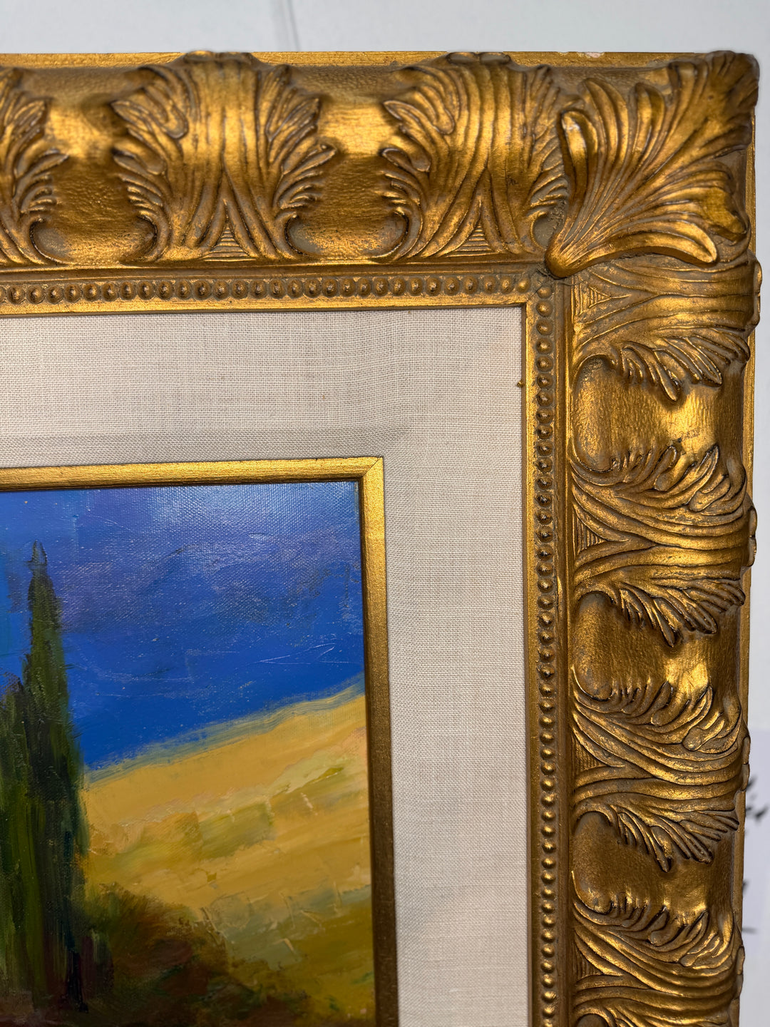 Original Oil Painting of Italian Countryside (Unsigned)