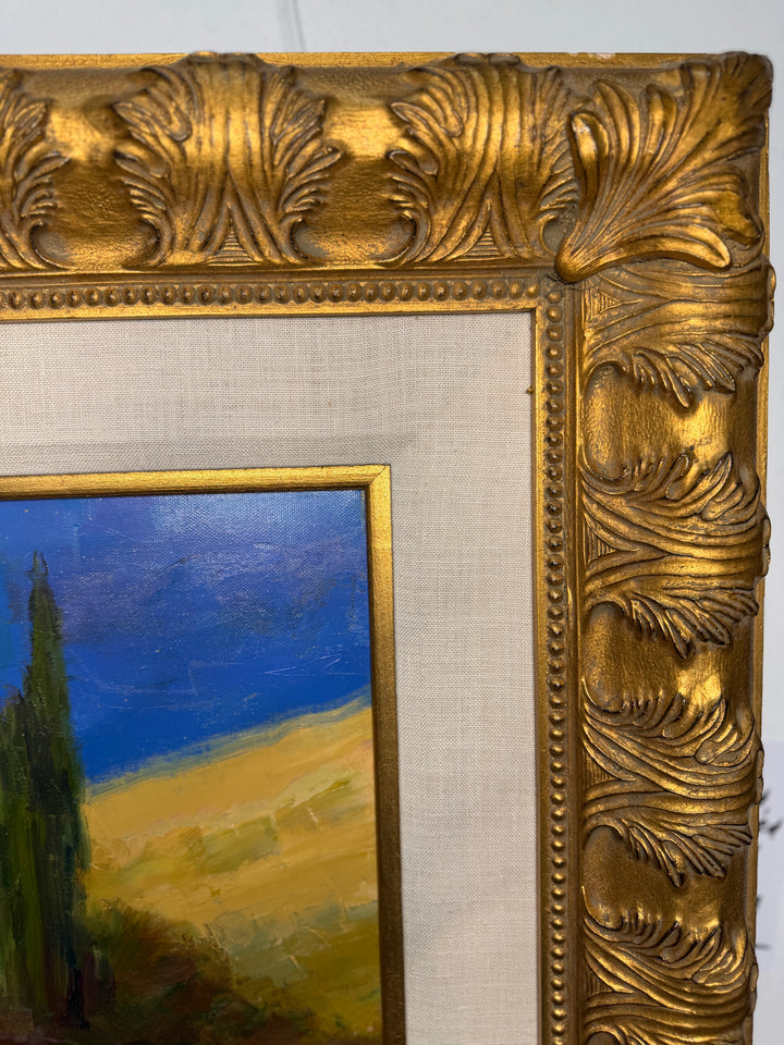Original Oil Painting of Italian Countryside (Unsigned)