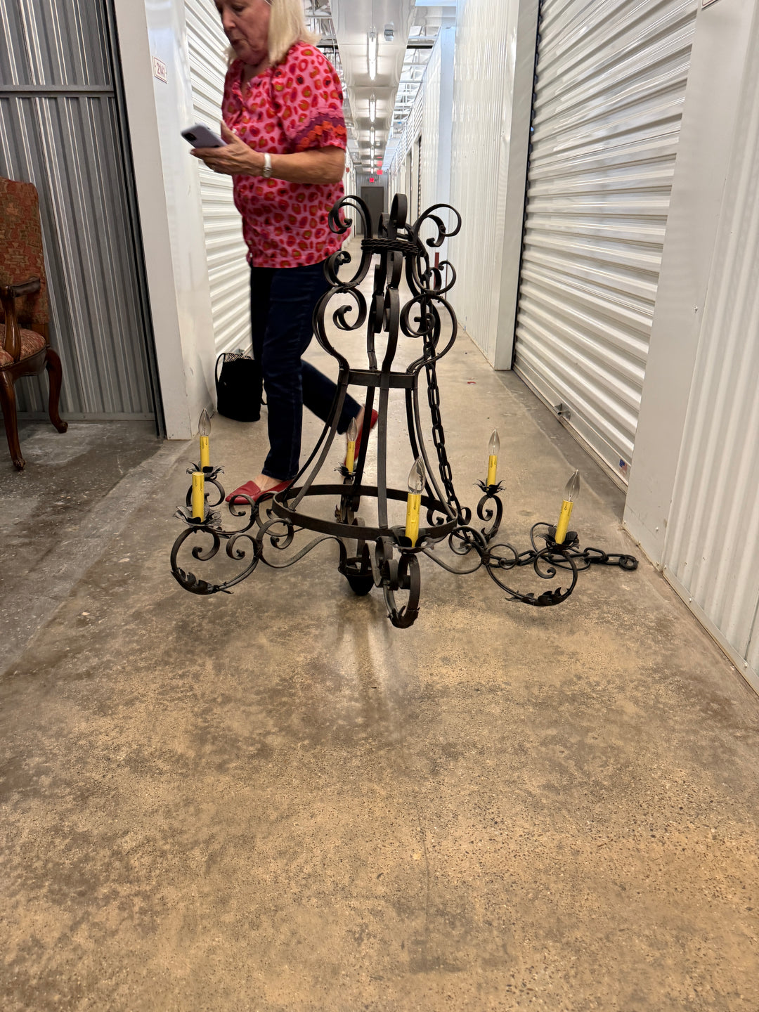 Iron Black Chandelier