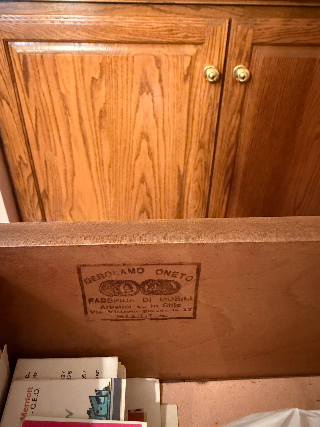 Sideboard with Marble Top