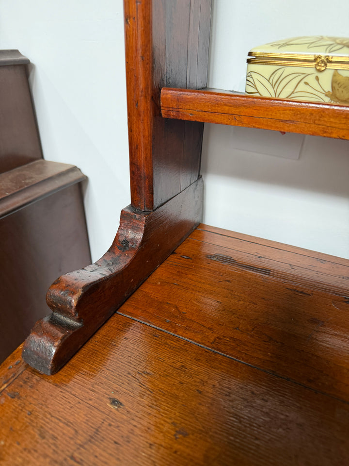 Antique Drop Leaf table with Shelving