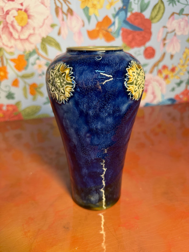 Royal Doulton Blue Vase