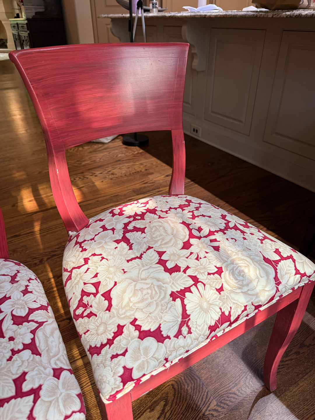Matching Red Chairs (Online Only Item)