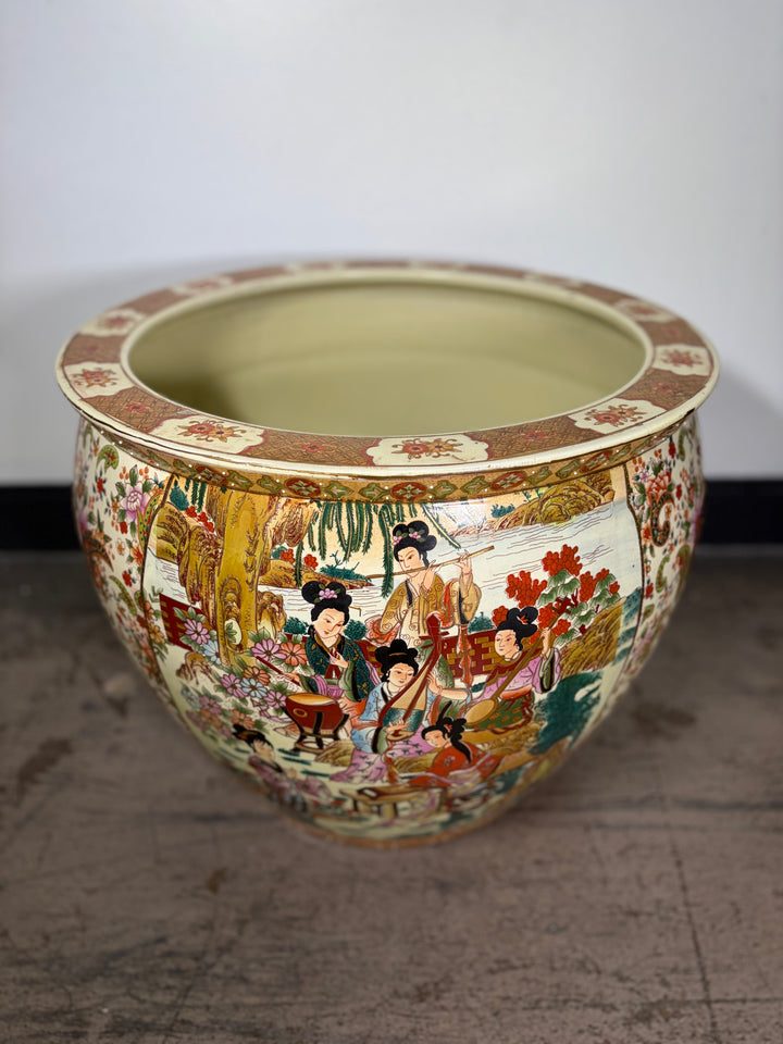 Large Painted Planter