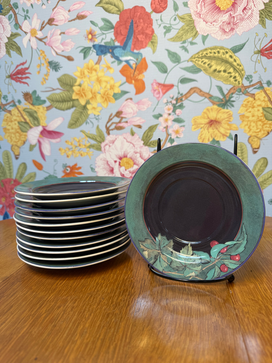 Gien Creation DL Garanti Lave-Vaiselle (Cueillette) - 12 saucers
