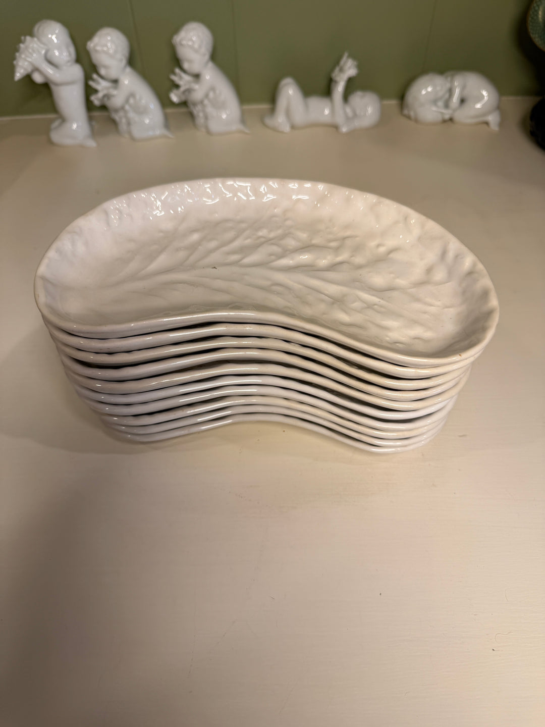Secla White Cabbage Plates (8)