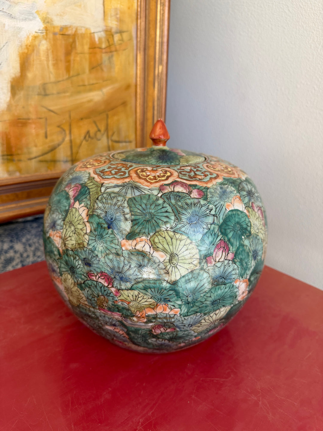 Vintage Japanese Ginger Jar