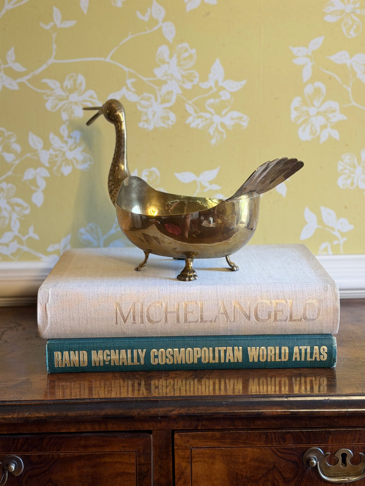 Brass Footed Duck Bowl