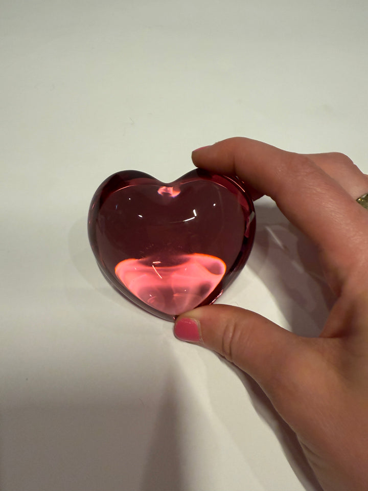 Baccarat Pink Amor Heart