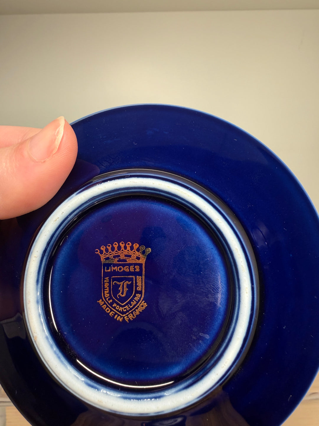 Limoge Demitasse Cup and Saucer